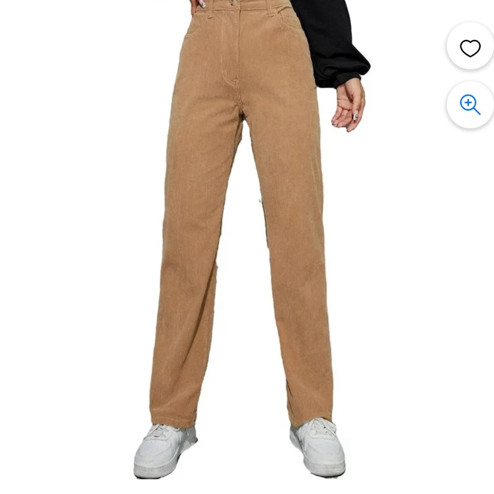 Beige corduroy pants